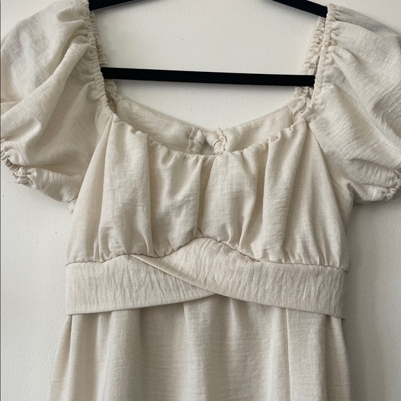 Pie In The Sky|Cream Puff Sleeve Midi Dress~Cottagecore|Medium| EUC - Picture 6 of 11